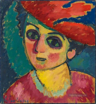  hat - RED HAT Alexej von Jawlensky Expressionismus